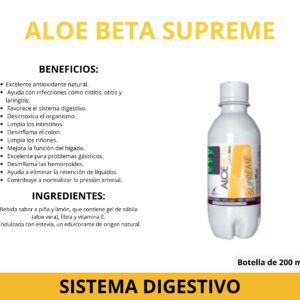 ALOE BETA SUPREME BOTE DE 200 ML